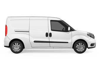 Delivery Van Isolated