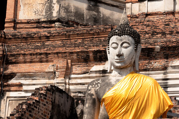 Wat Yai Chaimongkhon, Ayutthaya, Thailand.