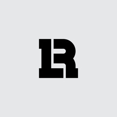 L and R initials or logo. LR monogram or logotype. RL - design element or icon.