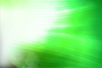 Abstract green background. Blurred background with curved lines blue tint.