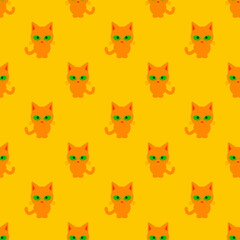 Seamless Bright Cat Texture