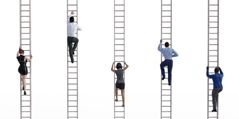 Climb the Corporate Ladder © kentoh