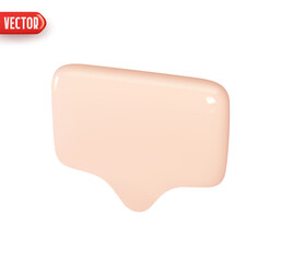 Notification message dialog. Realistic 3d design In plastic cartoon style. Icon isolated on white background. Vector illustration