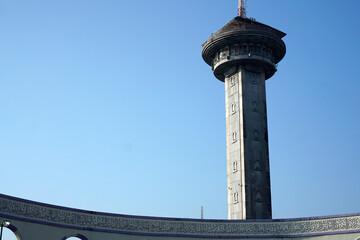 Azan tower at the Great Mosque of Central Java.                       