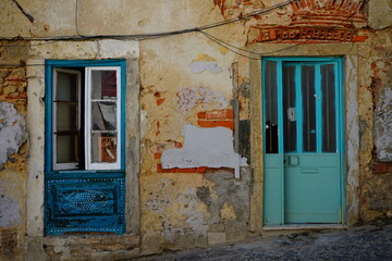 Fototapeta na wymiar Old building in Alfama neighborhood, Lisbon, Portugal