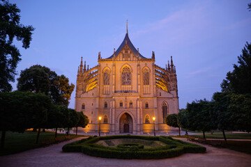 Fototapeta na wymiar St Barbara's Church in Kutna Hora, Czech Republic
