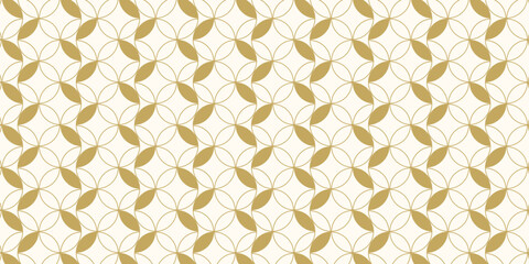 Background pattern seamless floral abstract background gold luxury color and line. Geometric line vector. Luxury create background design.