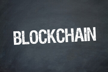 Obraz premium Blockchain