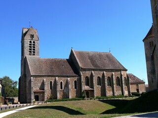 Fototapeta na wymiar Eglise de Blandy-les-Tours en Seine et Marne. France
