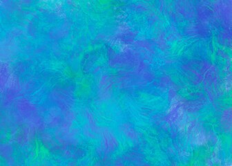 Blue and green abstract watercolor background