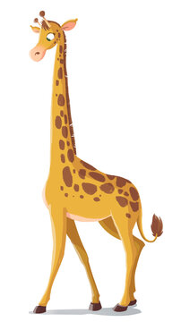 Giraffe illustration for children