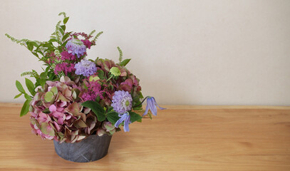 花のある風景 フラワーアレンジメント