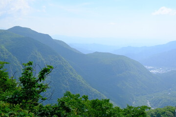 日光の山並　明智平からの眺め　栃木県