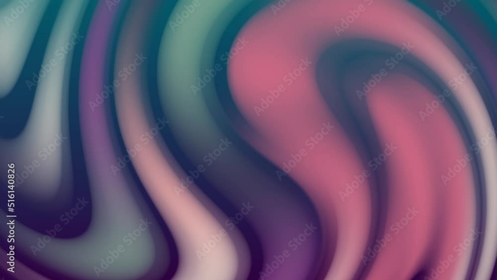 Poster abstract gradient animated background. pattern of movement chaotic wave of lines, stripes. flow ener