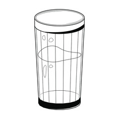 Abstract Doodle Elements Hand Drawn Drink Liquid Beverage Cocktail Alcohol Sketch Vector Design Style Background Illustration For Restaurant Cafe Illustration Icons