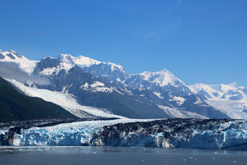 Harvard Glacier in College Fjord, Alaska    