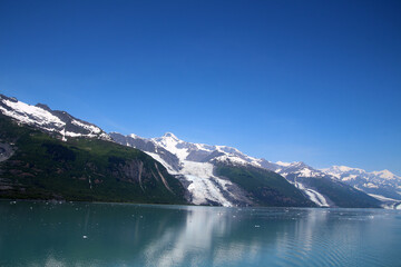 Fototapeta na wymiar Glacier in College Fjord, Alaska 