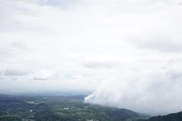 Clouds and Lanscape on GunungBatu, Bogor, Indonesia