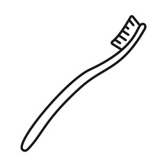 Toothbrush icon. Oral care, mouth hygiene symbol. Fresh breath sign.