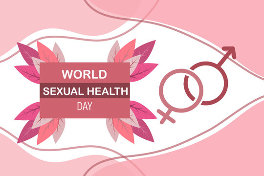 world sexual health day concept background