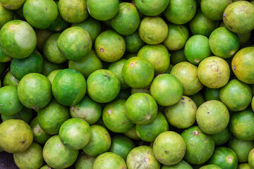 fresh organic lemons from farm close up from different angle