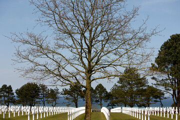 American cemetery at Omaha beach
