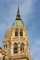 Notre Dame de Bayeux cathedral central tower