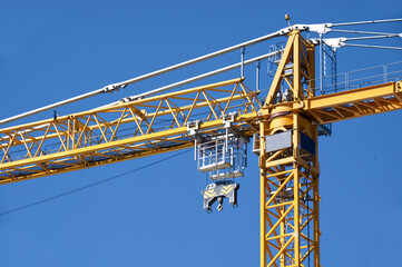 Crane in Port Glasgow at Ferguson Shipbuilding Dock