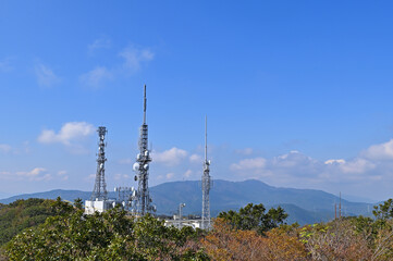 九千部山登山「山頂展望台からの眺め」