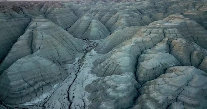 Clay Hills View in Nallihan. They Are Hills Created By The Wear Of Clay Layers With Different Resistance. Nallihan is a district of Ankara Province.        