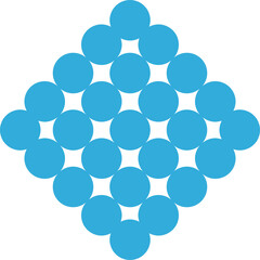 magnetic balls flat icon