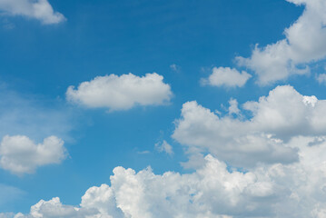 Obraz na płótnie Canvas cloudscape background, summer time, beautiful sky