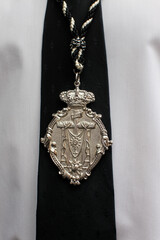 Catholic fraternity member's medal