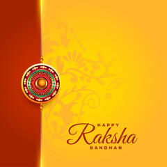 decorative rakhi for indian festival raksha bandhan background