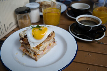 Breakfast-croque