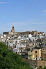 Fototapeta na wymiar Panoramic view of Grottole, a village in the Basilicata region, Italy.