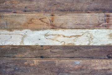 Naklejka premium old rustic wood plank wall texture background