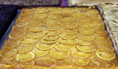 Artisanal orange cake