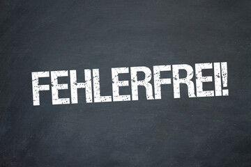 Fehlerfrei!