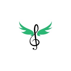 song logo design illustration