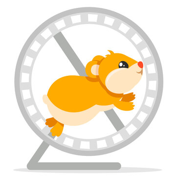 Hamster Wheel Cartoon Images – Browse 759 Stock Photos, Vectors, and Video  | Adobe Stock