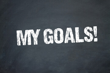 Obraz premium My Goals!