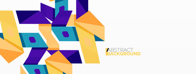Abstract line and triangle background. Creative geometric abstract backdrop. Business template for wallpaper, banner, background or landing