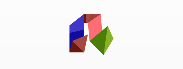 Abstract line and triangle background. Creative geometric abstract backdrop. Business template for wallpaper, banner, background or landing