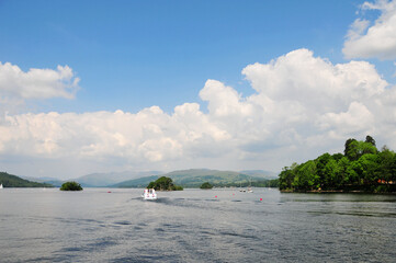 Lake View of Windermere lake, England