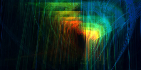 Fototapeta premium Fraktal Hintergrund Design 
