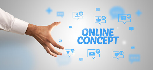 Close-Up Of Cropped Hand Pointing