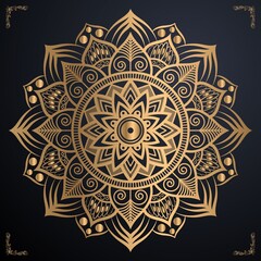 henna Luxury mandala and vector file download