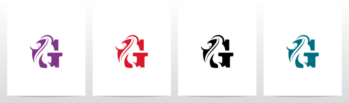 Snake On Letter Logo Design G