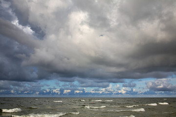 Baltic Sea near Katy Rybackie village. Poland - obrazy, fototapety, plakaty
